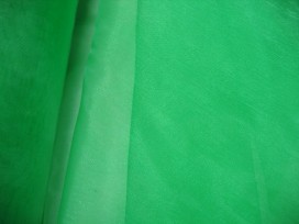 Organza stof lime