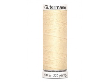 Gutermann garen  200 mtr  610 Heel lichtgeel