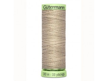 Wat dikker siersteekgaren van Gutermann  Beige  722  30 mtr