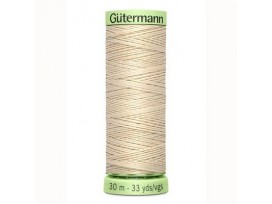 Wat dikker siersteekgaren van Gutermann     Licht beige  169  30 mtr