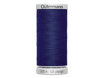 Supersterk garen van Gutermann  Donkerblauw 339  100 mtr