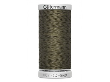 Supersterk garen van Gutermann  Legergroen 676  100 mtr