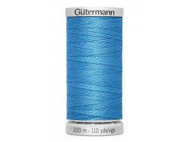 Supersterk garen van Gutermann.  Blauw 197  100 mtr