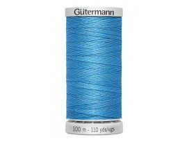 Supersterk garen van Gutermann.  Blauw 197  100 mtr