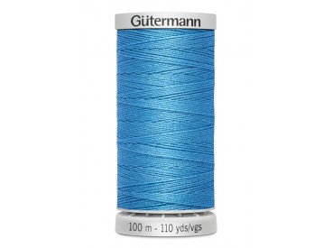 Supersterk garen van Gutermann.  Blauw 197  100 mtr