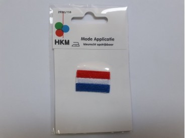 Applicatie Nederlandse vlag 3x2cm.