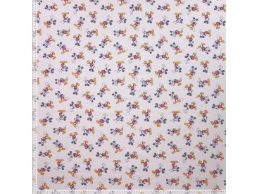 Disney stof van de beroemdste muis ter wereld: Mickey Mouse  100% Gekaard poplin katoen (100% American Carded Cotton Poplin)  15