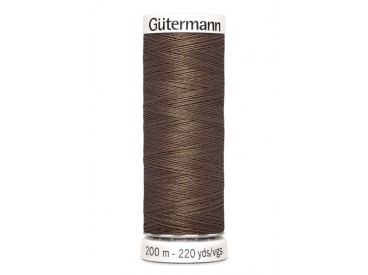 Gutermann garen 200 meter  Midden bruin  Kleurnummer 672