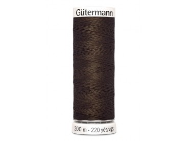 Gutermann garen 200 meter  donkerbruin  Kleurnummer 817