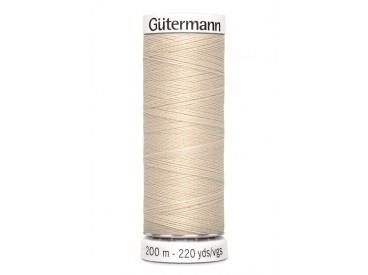 Gutermann garen 200 meter  Licht beige/creme  Kleurnummer 169