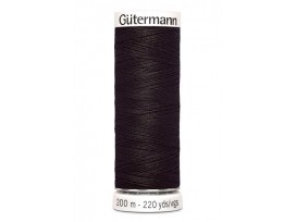 Gutermann garen 200 meter  Diep donkerbruin  Kleurnummer 682