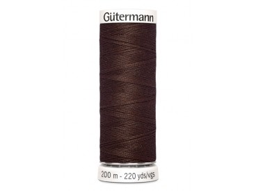 Gutermann naaigaren 200 meter  Donkerbruin  Kleurnummer 774
