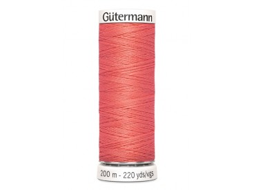 Gutermann garen 200 meter  Kleurnummer 896 Donker zalm  100% polyester  dtex 300