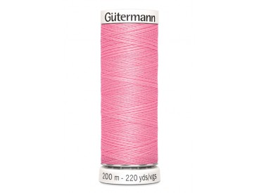 Gutermann garen roze 200 mtr.  Kleurnummer 758