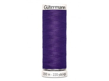 Gutermann garen donkerpaars 200 mtr.  Kleurnummer 373