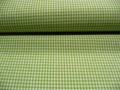 Boerenbont ruit 3x3mm. Limegroen 8107