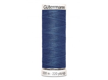 Gutermann staalblauw 200 mtr.  Kleurnummer 435