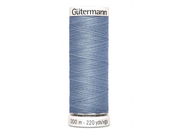 Gutermann blauw/grijs 200 mtr.  Kleurnummer 064