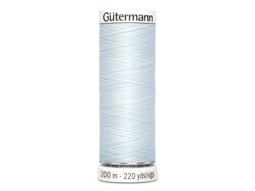Gutermann naaigaren heel lichtblauw 200 mtr.  Kleurnummer 193
