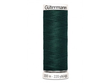 Gutermann garen donkergroen 200 mtr.  Kleurnummer 018