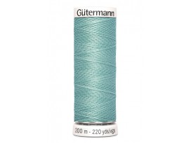 Gutermann garen 200 meter  Kleurnummer 929  Turquoise, een beetje vaal turquoise.