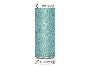 Gutermann garen 200 meter  Kleurnummer 929  Turquoise, een beetje vaal turquoise.