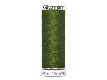 Gutermann garen 200 meter   Donker olijfgroen  Kleurnummer 585