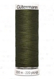 Gutermann garen 200 mtr. donker legergroen  Kleurnummer 399