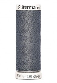 Gutermann garen wat donkerder grijs 200 mtr.  Kleurnummer 497