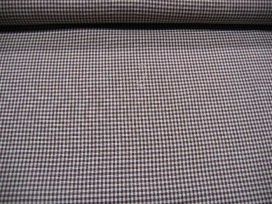 Boerenbont ruit 3x3mm. Donkerbruin 8139