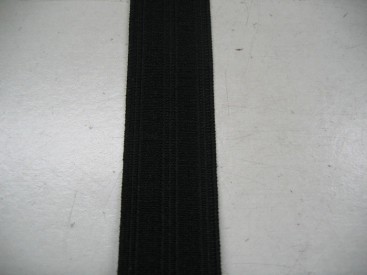 Zwart pyjama elastiek 12 mm breed