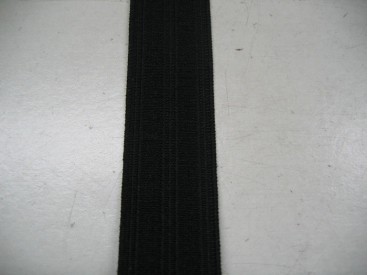 Zwart pyjama elastiek 20 mm breed