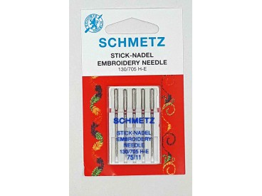 Schmetz Naaimachine naalden  Embroidery  75/11