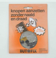 Butofix knopen zwart