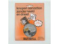 Butofix knopen zwart