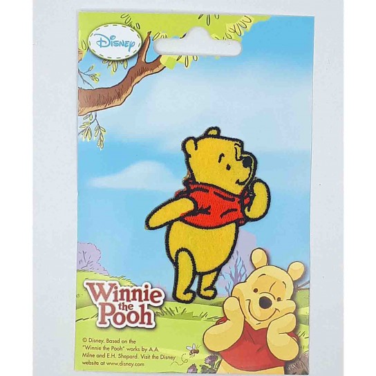 Winnie The Pooh Applicatie Knorretje Staand Met Bloem
