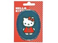 Hello Kitty Ovaal jeans Mini Staand rood jurkje en strik
