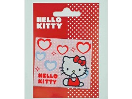 Hello Kitty  Rechthoek  Roze met hartjes