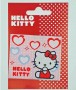 Hello Kitty  Rechthoek  Roze met hartjes