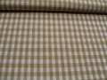 Boerenbont ruit 10x10mm. Zand 8166