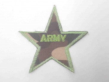 Leger applicatie Ster met army groen  leger11