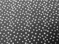 Poplin katoen  Zwart/wit Mini cirkeltjes 11100-69N