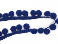 Pompom sierband Blauw  Oekotex