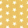 Honingraat fleece oker geel met witte sterren  14052-034