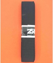 Bundel stevig elastiek Zwart  2.5 cm