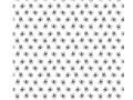 Poplin Katoen Wit/zwart met doodskopjes  Klein
