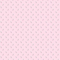Dapper katoen  Floral Flair  Roze met witte mini fleur
