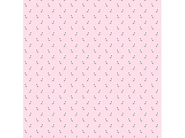 Dapper katoen  Floral Flair  Roze met witte mini fleur