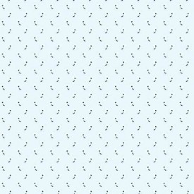 Dapper katoen Floral Flair  Lichtblauw met witte mini fleur