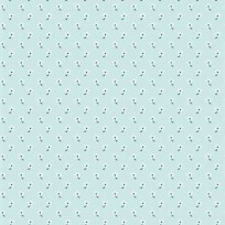 Dapper katoen Floral Flair  Mintgroen met witte mini fleur